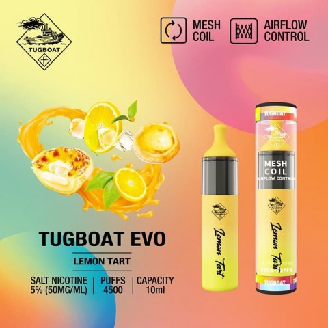 Tugboat EVO Lemon Tart Disposable Vape