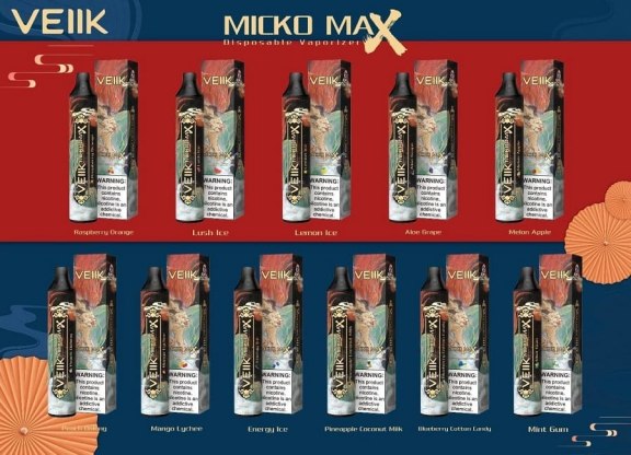 Veiik Micko Max 1500 Puffs Disposable Vape
