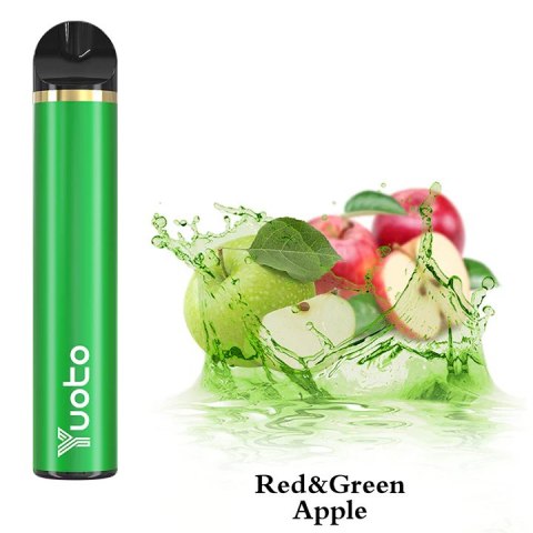 Yuoto 5 Red and Green Apple Disposable Vape