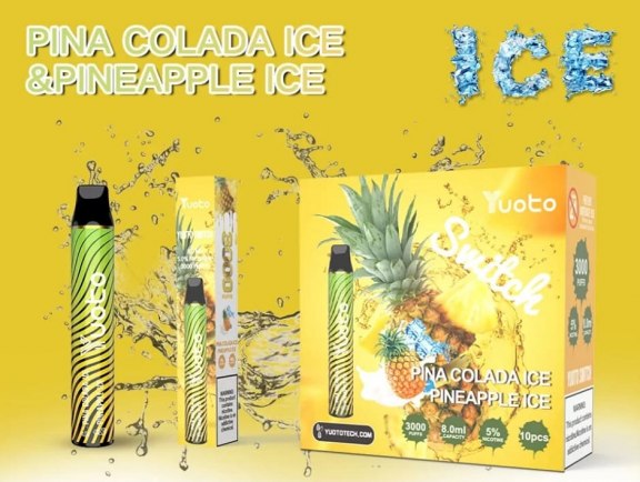 Yuoto Switch Pina Colada Ice & Pineapple Ice Disposable Vape