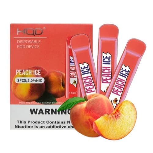 HQD Cuvie 300 Puffs Disposable Vape - Peach Ice (3 pieces) 2