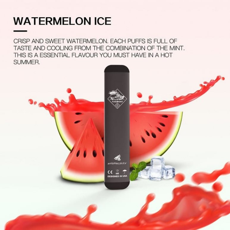 Tugboat V2 Watermelon Ice Disposable Vape