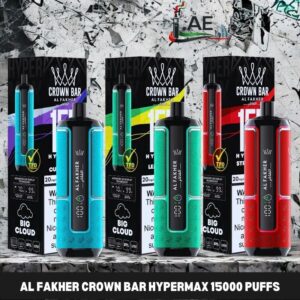 AL FAKHER Crown Bar Hypermax 15000 Puffs Disposable Vape in Dubai
