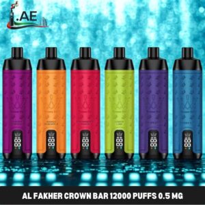 Al Fakher Crown Bar 12000 Puffs 0.5 mg Disposable Vape in Dubai