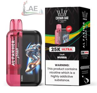 Al Fakher Ultra 25000 Puffs 50MG Disposable Vape Price in Duabi Hubba