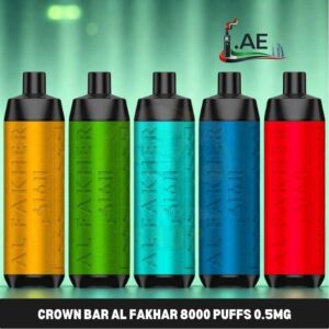 Crown Bar Al Fakher 8000 Puffs 0.5mg Disposable vape in uae