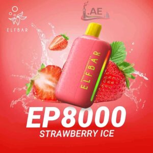 ELFBAR EP8000 Vape Price in Dubai - STRAWBERRY ICE