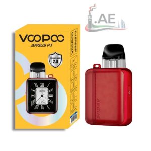 VOOPOO Argus P3 Pod Kit in Dubai Red Leather