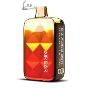 Air Bar Diamond Box 20000 Puffs 50mg Disposable Vape in Dubai - peach ice