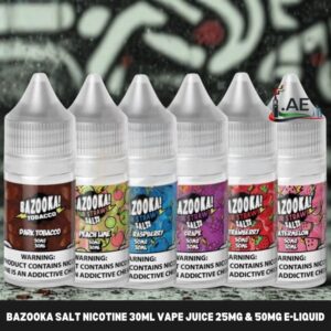 BAZOOKA Salt Nicotine 30ml Vape Juice 25MG & 50MG E-Liquid in Dubai, UAE
