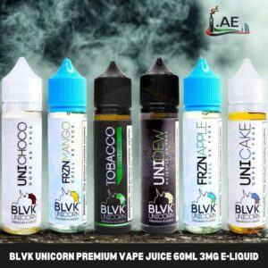 BLVK Unicorn Premium Vape Juice 60ML 3MG E-Liquid in Dubai, UAE