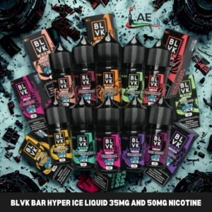 Blvk bar hyper ice liquid 35mg and 50mg nicotine