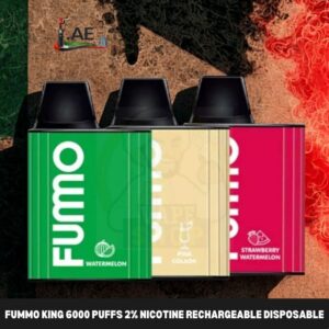 Fummo King 6000 Puffs 2% nicotine Rechargeable Disposable Vape in Dubai
