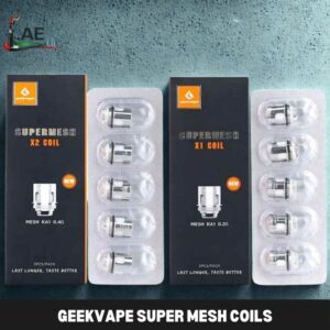 GEEKVAPE Super Mesh X1/X2 Coils (New Version) – 5pcs/pack in Dubai