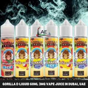 GORILLA E-Liquid 60ml 3mg Vape Juice in Dubai, UAE