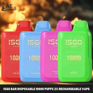 ISGO Bar Disposable 10000 Puffs 2_ Rechargeable Vape in Dubai, UAE