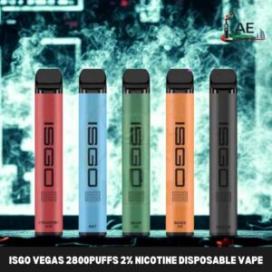 ISGO VEGAS 2800Puffs 2_ nicotine disposable vape in dubai UAE