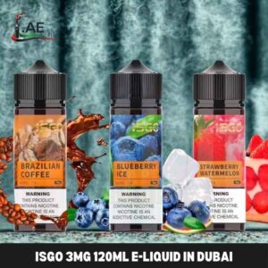 Isgo 3mg 120ml E-liquid In Dubai