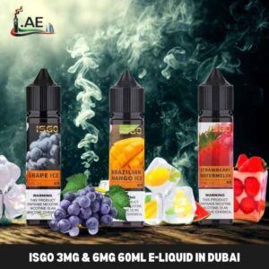 Isgo 3mg & 6mg 60ml E-Liquid In Dubai best online shop