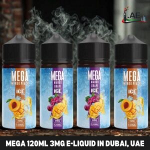 MEGA 120ml 3mg E-liquid In Dubai, UAE