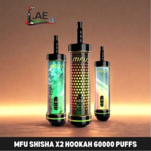 MFU SHISHA X2 Hookah 60000 Puff Disposable Vape In DUBAI