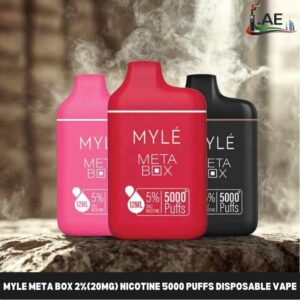 Myle Meta Box 2_(20mg) nicotine 5000 Puffs Disposable Vape in Dubai