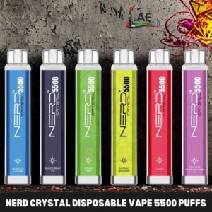 NERD Crystal Disposable vape 5500 Puffs in Dubai, UAE