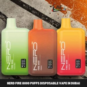 Nerd Fire 8000 Puffs Disposable Vape In Dubai