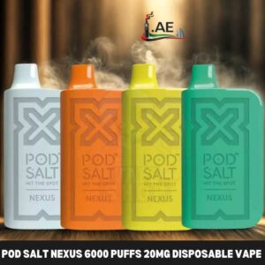 POD SALT Nexus 6000 Puffs 20mg Disposable Vape in Dubai, UAE
