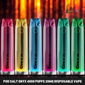 POD SALT ONYX 4000 Puffs 20MG Disposable Vape in Dubai