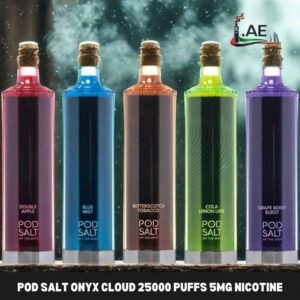 POD SALT Onyx Cloud 25000 Puffs 5MG Nicotine Disposable Vape in Dubai