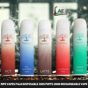 RIPE VAPES Palm Disposable 3000 Puffs 20MG Rechargeable Vape in Dubai, UAE