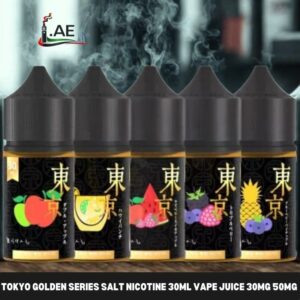 TOKYO Golden Series Salt Nicotine 30ml Vape Juice 30mg 50mg E-Liquid in Dubai, UAE