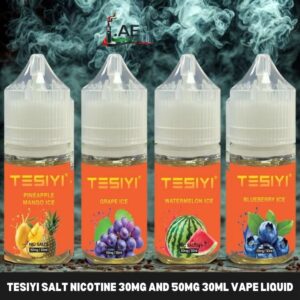 Tesiyi Salt Nicotine 30mg and 50mg 30ml Vape Liquid in Dubai