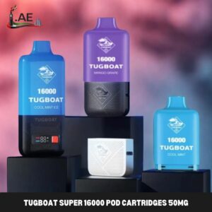 Tugboat Super 16000 Pod Cartridges 50mg Disposable Vape in Dubai
