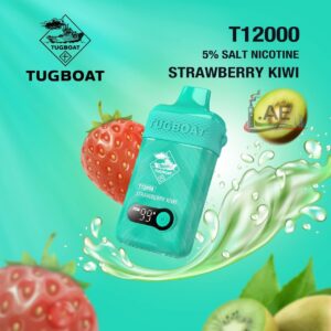 Tugboat T12000 puffs 50 MG Disposable vape in Dubai - Strawberry Kiwi