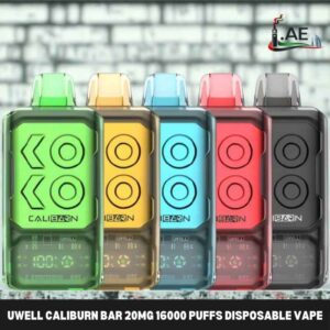 UWELL Caliburn Bar 20MG 16000 Puffs Disposable Vape in Dubai