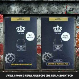 UWELL Crown D Refillable Pods 2ML Replacement Pod Cartridge in Dubai, UAE