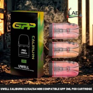 Uwell Caliburn G3G4G4 Mini Compatible GPP 3ml Pod Cartridge in Dubai