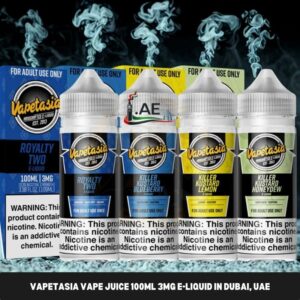VAPETASIA Vape Juice 100ML 3MG E-Liquid in Dubai, UAE