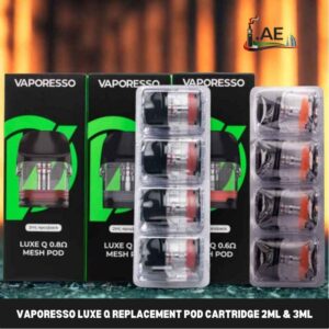 VAPORESSO Luxe Q Replacement Pod Cartridge 2ml & 3ml (Pack of 4 PCS) in Dubai, UAE
