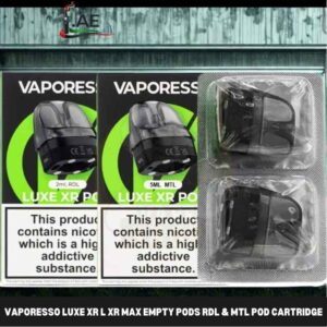 VAPORESSO Luxe XR l XR MAX Empty Pods RDL & MTL Pod Cartridge in Dubai, UAE