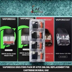 VAPORESSO XROS PODS PACK OF 4 PCS 2ml3ml Replacement Pod Cartridge in Dubai, UAE