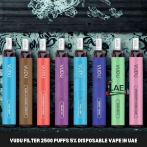 VUDU Filter 2500 Puffs 5% Disposable Buy in UAE Dubai Vape Shop