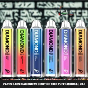 Vapes Bars Diamond 2% Nicotine 7000 Puffs in Dubai, UAE