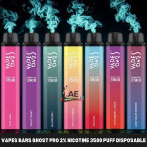 Vapes Bars Ghost Pro 2% nicotine 3500 Puff Disposable in Dubai