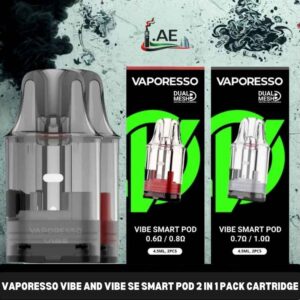 Vaporesso Vibe and Vibe SE Smart Pod 2 in 1 Pack Cartridge in Dubai