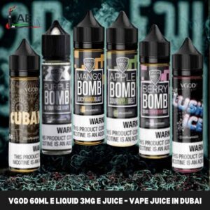 Vgod 60ml E Liquid 3MG E Juice – Vape Juice in Dubai, UAE