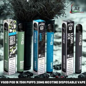 Vgod Pod 1k 1500 Puffs 20MG nicotine Disposable Vape In UAE