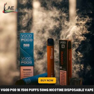 Vgod Pod 1k 1500 Puffs 50MG Nicotine Disposable Vape